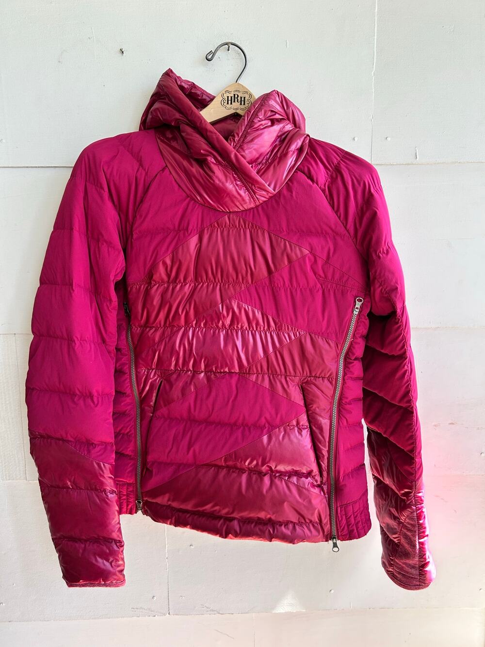 Lululemon Athletica Goose Down Right Cozy Pullover Womens 6 Pink Puffer Quilted